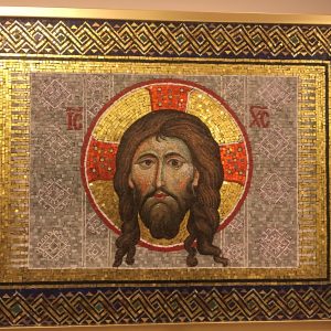 Icoane Mozaic Sfanta Mahrama si Acoperamantul Maicii Domnului